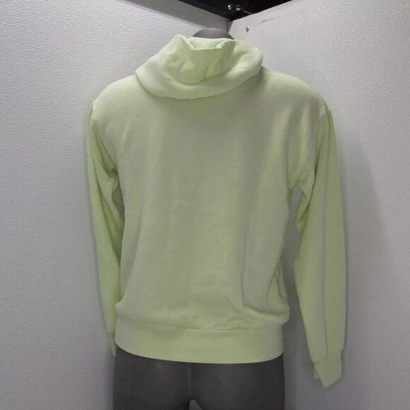 NEW TRIBE KELLY Unisex Hoodie Muted Lime Butter Kangaroo Pocket Pullover Size XS - Picture 5 of 8